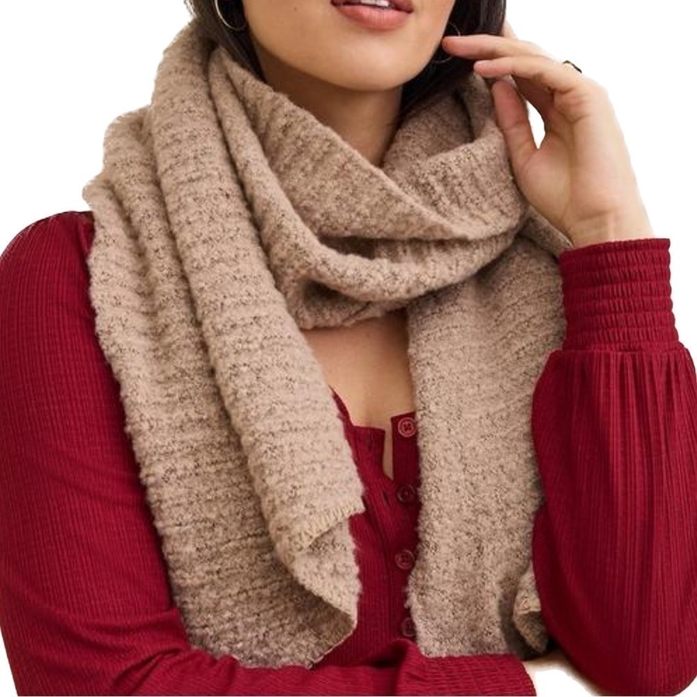 Extra Long Torrid Neutral Cozy Scarf Shawl Pashmina (SC06)